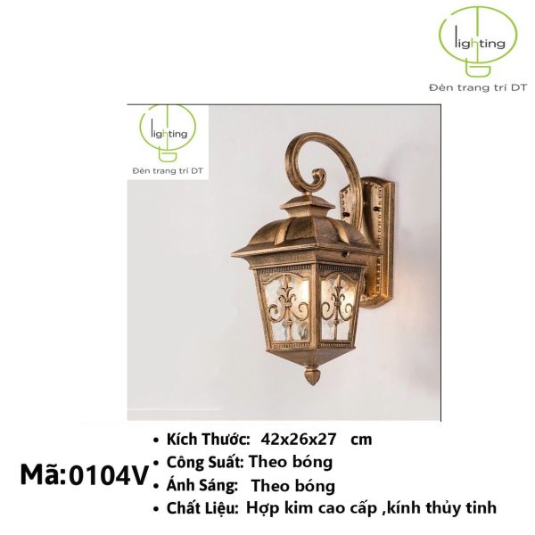 Đèn tường tân cổ 0104V