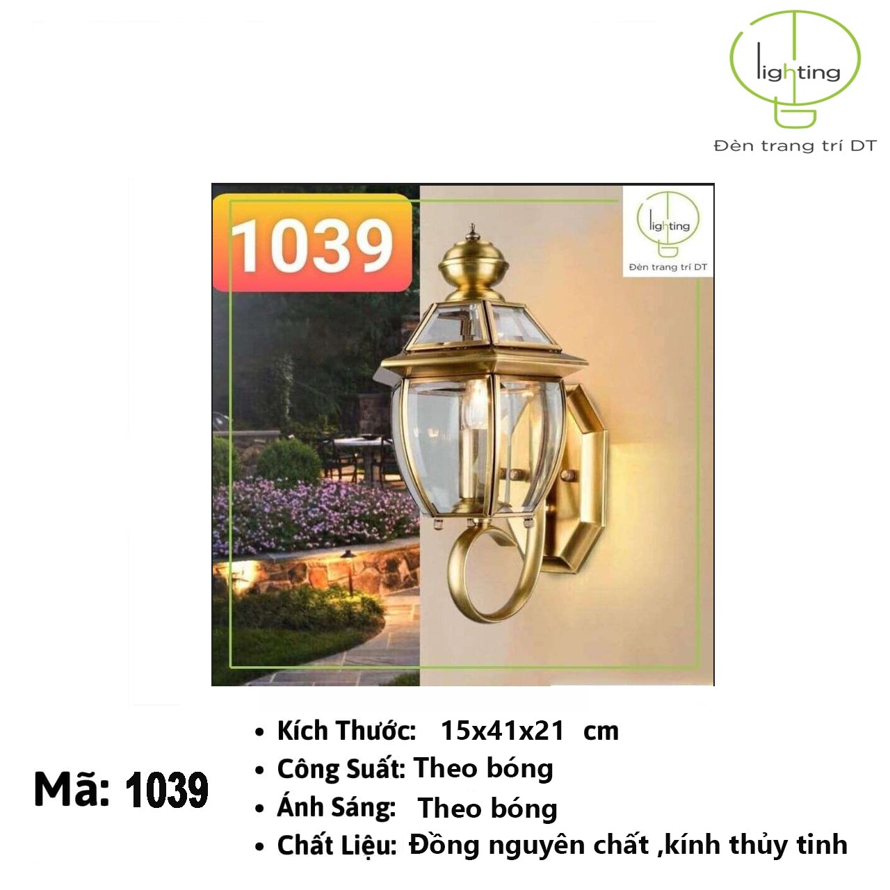 Đèn tường tân cổ 1039