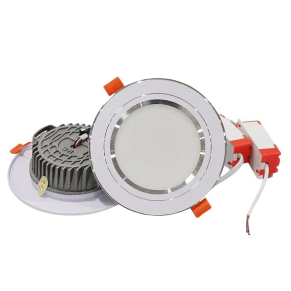 Âm trần đế xám viền bạc