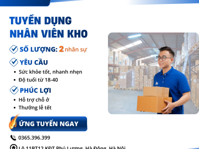 tuyển dụng nhân viên kho