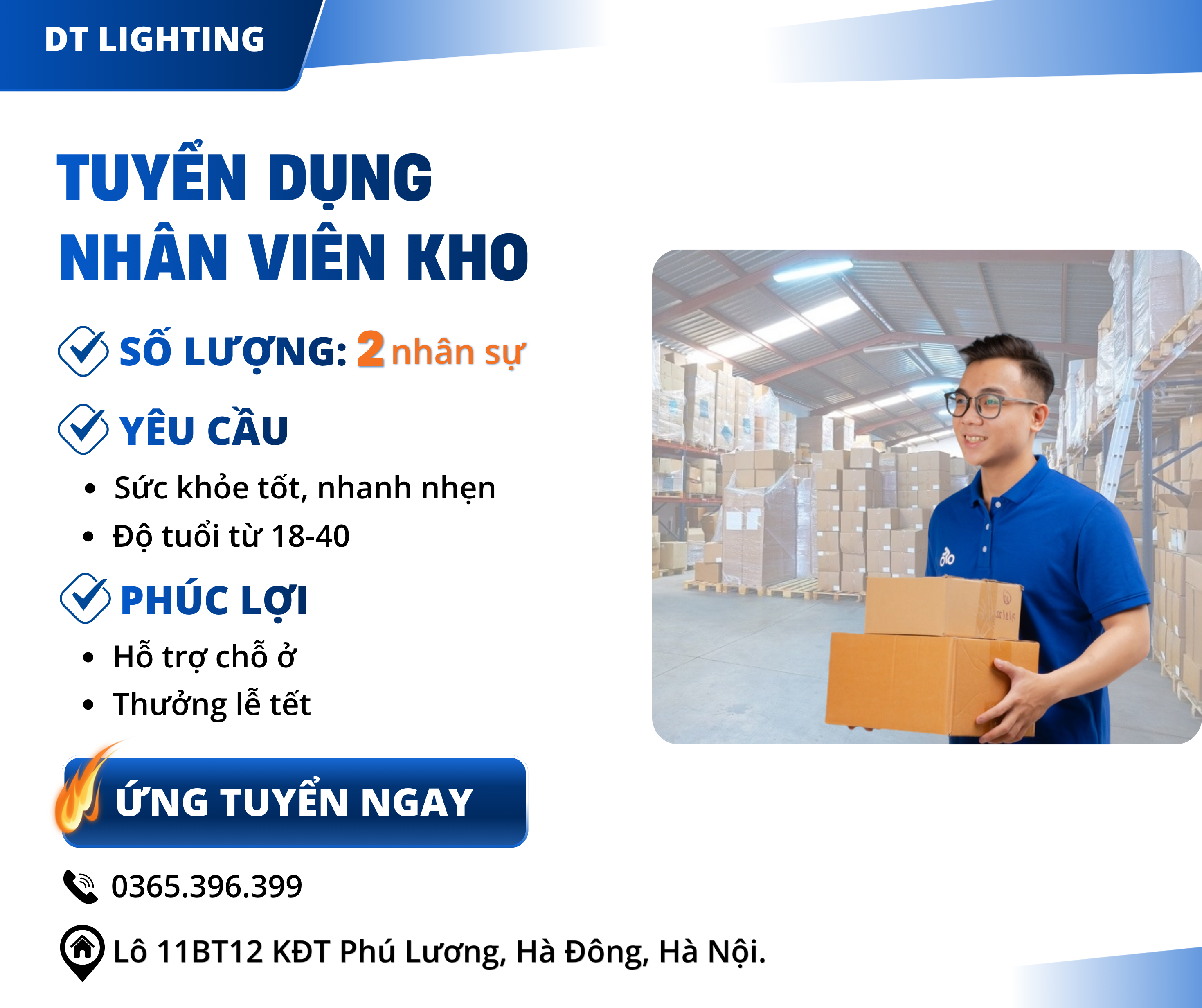 tuyển dụng nhân viên kho